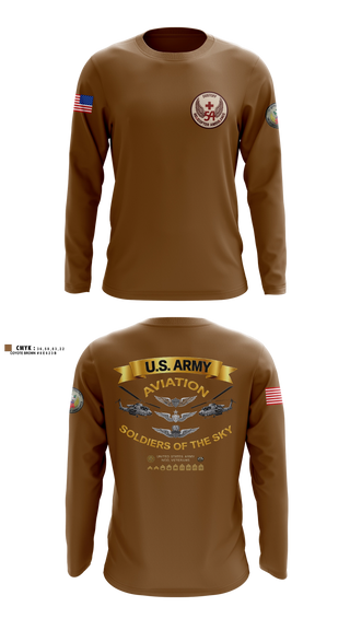 Long Sleeve Performance Shirt, 54th Medical Company, Army, Teamtime, Team time, sublimation, custom sports apparel, team uniforms, spirit wear, spiritwear, sports uniforms, custom shirts, team store, custom team store, fundraiser sports, apparel fundraiser