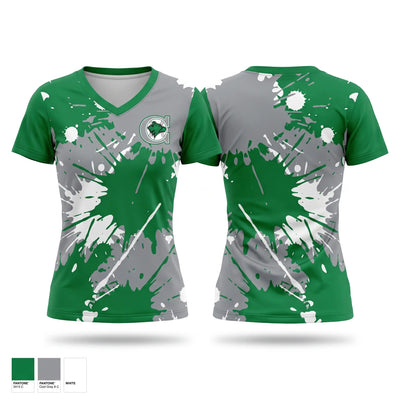 East Brunswick Cubs Women's Short Sleeve V-neck Shirt - 1