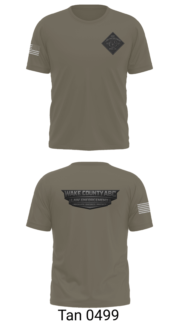 Old School Cotton Feel Shirt, Wake County ABC, Police, Teamtime, Team time, sublimation, custom sports apparel, team uniforms, spirit wear, spiritwear, sports uniforms, custom shirts, team store, custom team store, fundraiser sports, apparel fundraiser