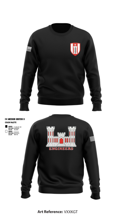 Crew Neck Sweatshirt, 450th / 485th ACPs, Army, Teamtime, Team time, sublimation, custom sports apparel, team uniforms, spirit wear, spiritwear, sports uniforms, custom shirts, team store, custom team store, fundraiser sports, apparel fundraiser