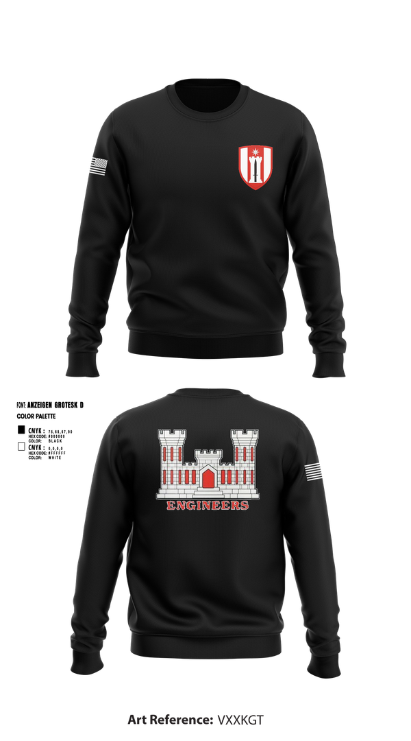 Crew Neck Sweatshirt, 450th / 485th ACPs, Army, Teamtime, Team time, sublimation, custom sports apparel, team uniforms, spirit wear, spiritwear, sports uniforms, custom shirts, team store, custom team store, fundraiser sports, apparel fundraiser