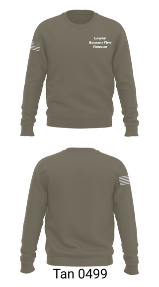 Crew Neck Sweatshirt, Lower Saucon Fire Rescue, Fire Department, Teamtime, Team time, sublimation, custom sports apparel, team uniforms, spirit wear, spiritwear, sports uniforms, custom shirts, team store, custom team store, fundraiser sports, apparel fundraiser