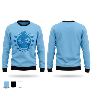 Crew Neck Sweatshirt, Ravens, Men's Soccer, Teamtime, Team time, sublimation, custom sports apparel, team uniforms, spirit wear, spiritwear, sports uniforms, custom shirts, team store, custom team store, fundraiser sports, apparel fundraiser