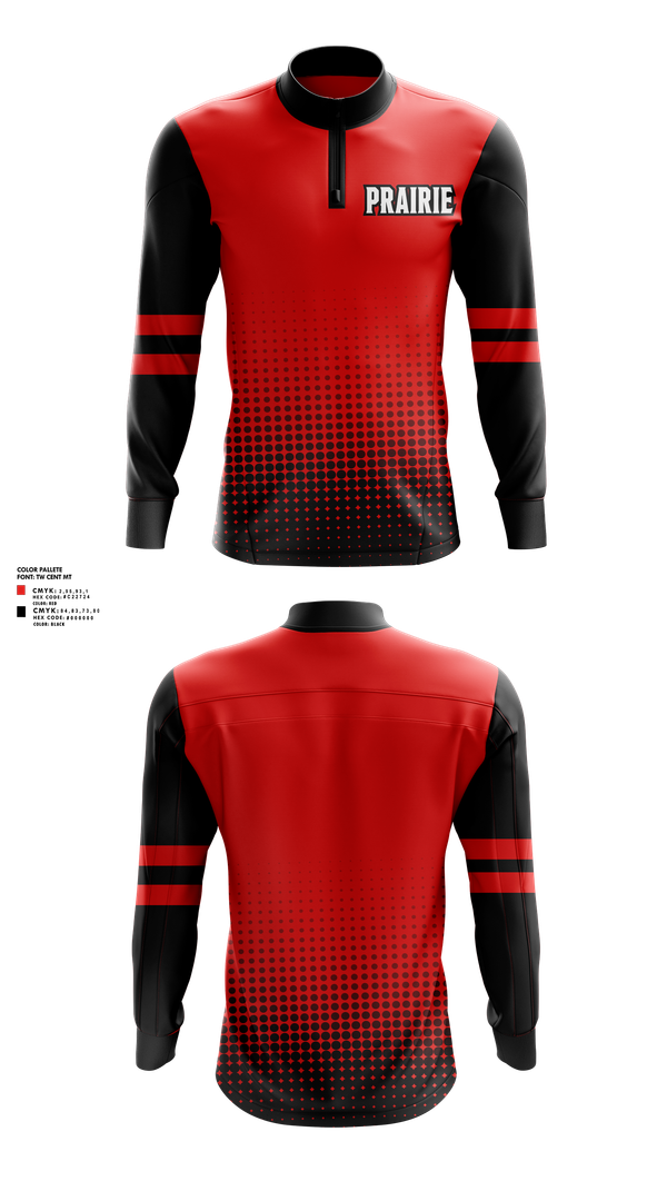 Quarter Zip Jacket, Clinton Prairie High School Dance, Spirit Store, Teamtime, Team time, sublimation, custom sports apparel, team uniforms, spirit wear, spiritwear, sports uniforms, custom shirts, team store, custom team store, fundraiser sports, apparel fundraiser