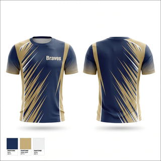 Short Sleeve Performance Shirt, Braves, Softball, Teamtime, Team time, sublimation, custom sports apparel, team uniforms, spirit wear, spiritwear, sports uniforms, custom shirts, team store, custom team store, fundraiser sports, apparel fundraiser