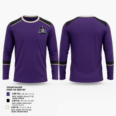 Pacific Pirates 8368149 Long Sleeve Performance Shirt 1