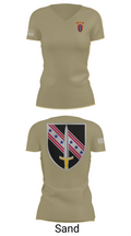 6/54th Security Force Assistance Brigade 11702095 Women's Short Sleeve V-neck Shirt - 88