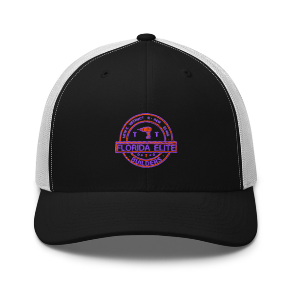 Florida Elite Builders 43612158 Retro Trucker Hat | Yupoong 6606