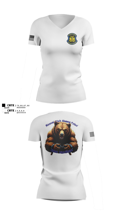Womens Short Sleeve Vneck Shirt, Troop A Crime Wreckers, , Teamtime, Team time, sublimation, custom sports apparel, team uniforms, spirit wear, spiritwear, sports uniforms, custom shirts, team store, custom team store, fundraiser sports, apparel fundraiser
