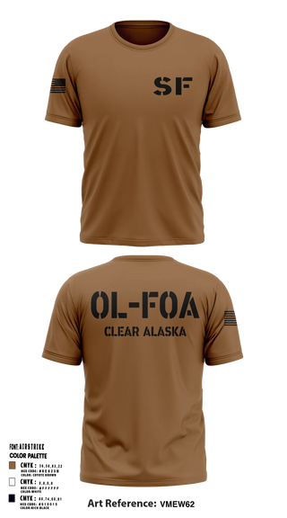 Short Sleeve Performance Shirt, 460 SFS OL-FOA, Air Force, Teamtime, Team time, sublimation, custom sports apparel, team uniforms, spirit wear, spiritwear, sports uniforms, custom shirts, team store, custom team store, fundraiser sports, apparel fundraiser