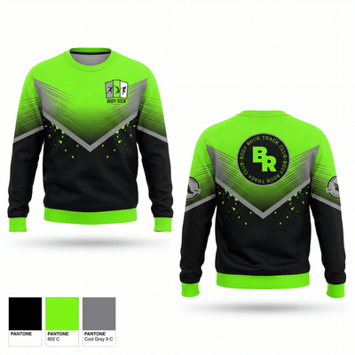 Body Rock Track Club 29403236 Crew Neck Sweatshirt - 1
