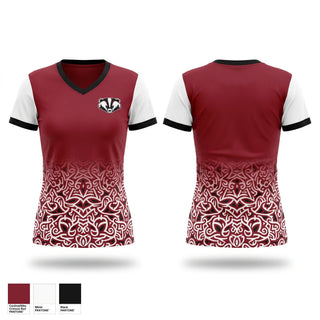 Womens Short Sleeve Vneck Shirt, Beebe Badgers, Softball, Teamtime, Team time, sublimation, custom sports apparel, team uniforms, spirit wear, spiritwear, sports uniforms, custom shirts, team store, custom team store, fundraiser sports, apparel fundraiser