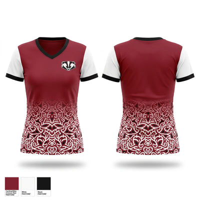 Beebe Badgers Women's Short Sleeve V-neck Shirt - 1