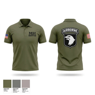 Short Sleeve Performance Polo, MH North, Army, Teamtime, Team time, sublimation, custom sports apparel, team uniforms, spirit wear, spiritwear, sports uniforms, custom shirts, team store, custom team store, fundraiser sports, apparel fundraiser