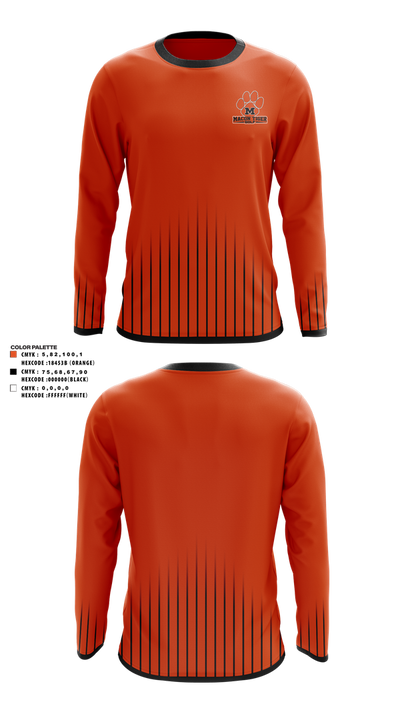 Macon Tiger Golf 16670206 Long Sleeve Performance Shirt 1