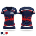 Byhalia Fire Dept Women's Short Sleeve V-neck Shirt - 1