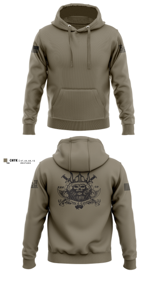 Hoodie, 125 ENGINEER COMPANY, National Guard, Teamtime, Team time, sublimation, custom sports apparel, team uniforms, spirit wear, spiritwear, sports uniforms, custom shirts, team store, custom team store, fundraiser sports, apparel fundraiser