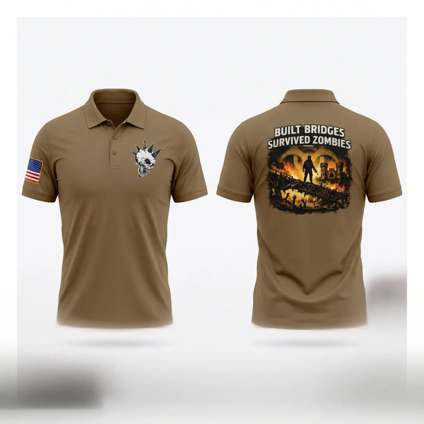 Short Sleeve Performance Polo, 2225th MRBC, National Guard, Teamtime, Team time, sublimation, custom sports apparel, team uniforms, spirit wear, spiritwear, sports uniforms, custom shirts, team store, custom team store, fundraiser sports, apparel fundraiser