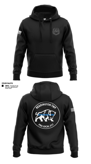 Hoodie, PBA 317, Police, Teamtime, Team time, sublimation, custom sports apparel, team uniforms, spirit wear, spiritwear, sports uniforms, custom shirts, team store, custom team store, fundraiser sports, apparel fundraiser