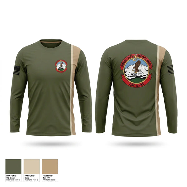 Long Sleeve Performance Shirt, MARINE BARRACKS ADAK ALASKAMARINE BARRACKS ADAK ALASKA, Marines, Teamtime, Team time, sublimation, custom sports apparel, team uniforms, spirit wear, spiritwear, sports uniforms, custom shirts, team store, custom team store, fundraiser sports, apparel fundraiser