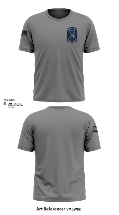 Stowe Township 59486622 Short Sleeve Performance Shirt - 2