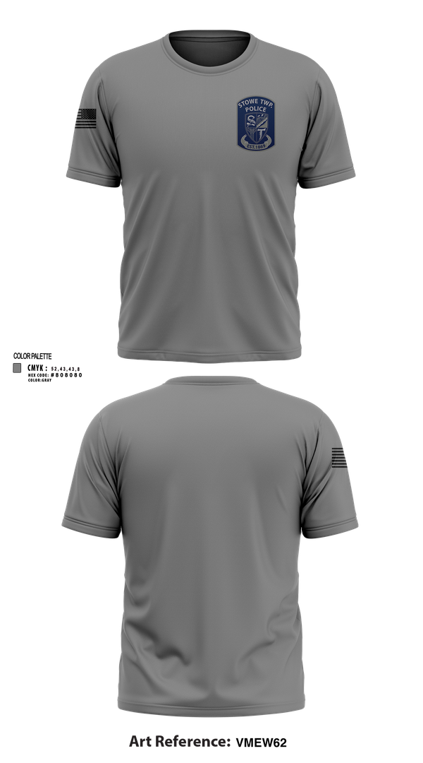 Stowe Township 59486622 Short Sleeve Performance Shirt - 2