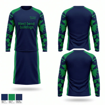 West bend bulldogs Long Sleeve Performance Shirt - 2