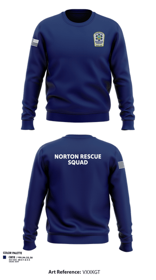 Crew Neck Sweatshirt, Norton Rescue Squad, Fire Department, Teamtime, Team time, sublimation, custom sports apparel, team uniforms, spirit wear, spiritwear, sports uniforms, custom shirts, team store, custom team store, fundraiser sports, apparel fundraiser