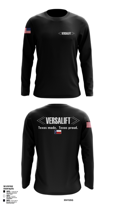 Versalift 49152140 Long Sleeve Performance Shirt 1