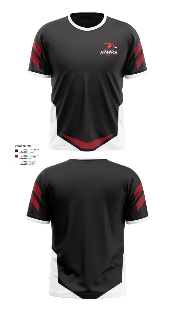 Short Sleeve Performance Shirt, HAWKS, Baseball, Teamtime, Team time, sublimation, custom sports apparel, team uniforms, spirit wear, spiritwear, sports uniforms, custom shirts, team store, custom team store, fundraiser sports, apparel fundraiser