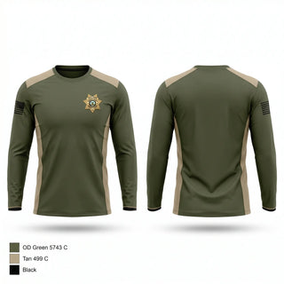 Long Sleeve Performance Shirt, Costilla County Sheriff's Office, Police, Teamtime, Team time, sublimation, custom sports apparel, team uniforms, spirit wear, spiritwear, sports uniforms, custom shirts, team store, custom team store, fundraiser sports, apparel fundraiser