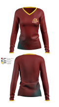 Wahadachi Judo 92846845 Women's Long Sleeve V-neck Shirt - 1 (1)