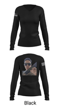 374TH CECI 7217539 Women's Long Sleeve V-neck Shirt - 37