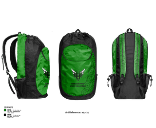 Gear Bag, Highland Prep West Volleyball, Women's Volleyball, Teamtime, Team time, sublimation, custom sports apparel, team uniforms, spirit wear, spiritwear, sports uniforms, custom shirts, team store, custom team store, fundraiser sports, apparel fundraiser