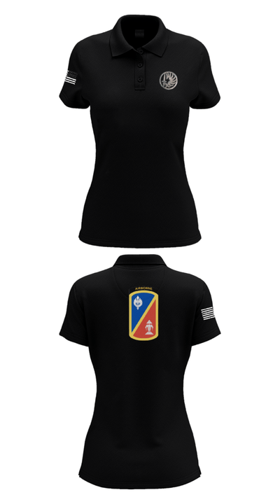 1st Det. Royal Lao Airborne 88518562 Women's Short Sleeve Performance Polo  - 35