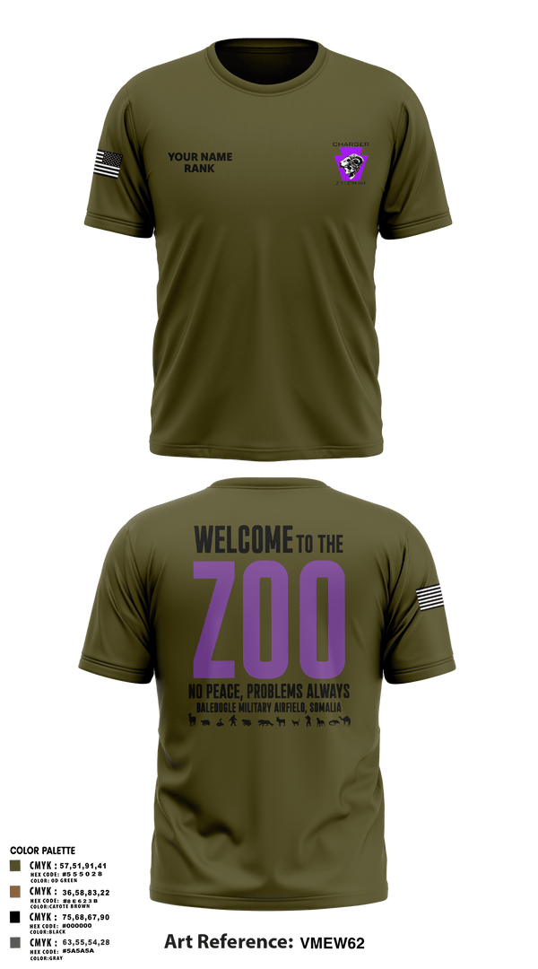 Short Sleeve Performance Shirt, Charger Co. / 2-112th Infantry Battalion, National Guard, Teamtime, Team time, sublimation, custom sports apparel, team uniforms, spirit wear, spiritwear, sports uniforms, custom shirts, team store, custom team store, fundraiser sports, apparel fundraiser