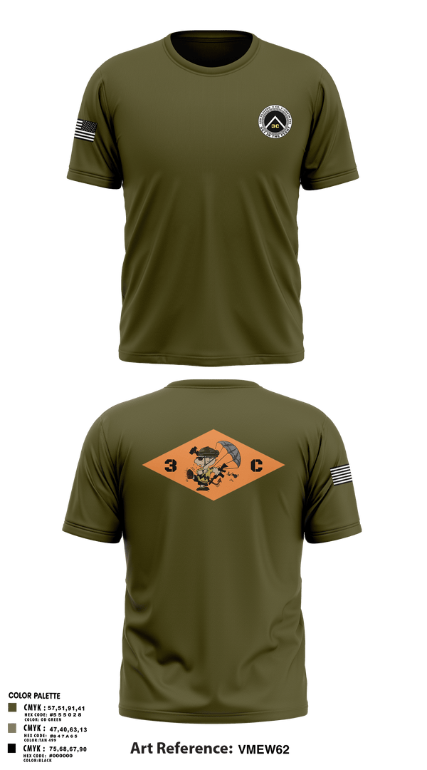 Short Sleeve Performance Shirt, 3rd Platoon, CCo, 1-508th PIR, , Teamtime, Team time, sublimation, custom sports apparel, team uniforms, spirit wear, spiritwear, sports uniforms, custom shirts, team store, custom team store, fundraiser sports, apparel fundraiser