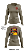 HHC 1-114 Infantry Brigade 59777131 Women's Long Sleeve V-neck Shirt - 7