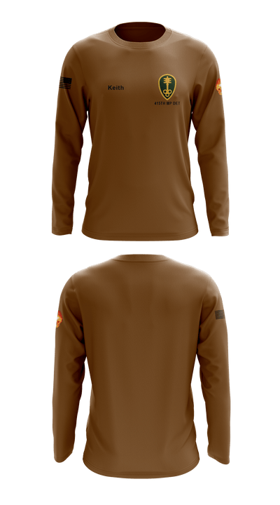 415th MP DET 50307649 Long Sleeve Performance Shirt - 3