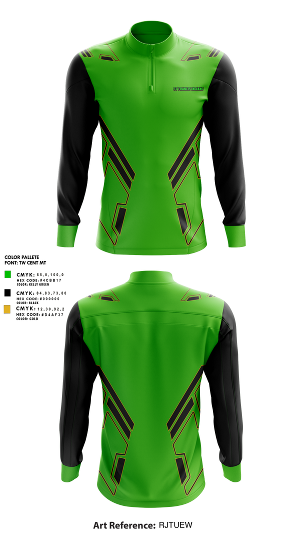Quarter Zip Jacket, St Francis Indians, Women's Volleyball, Teamtime, Team time, sublimation, custom sports apparel, team uniforms, spirit wear, spiritwear, sports uniforms, custom shirts, team store, custom team store, fundraiser sports, apparel fundraiser