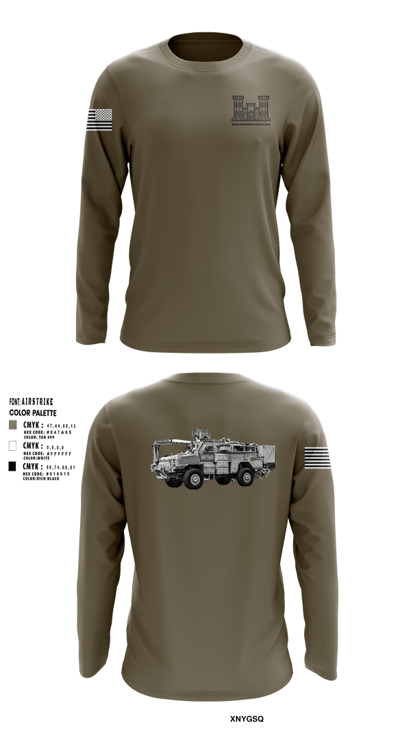 Long Sleeve Performance Shirt, 82nd Engineer Battalion, Army, Teamtime, Team time, sublimation, custom sports apparel, team uniforms, spirit wear, spiritwear, sports uniforms, custom shirts, team store, custom team store, fundraiser sports, apparel fundraiser