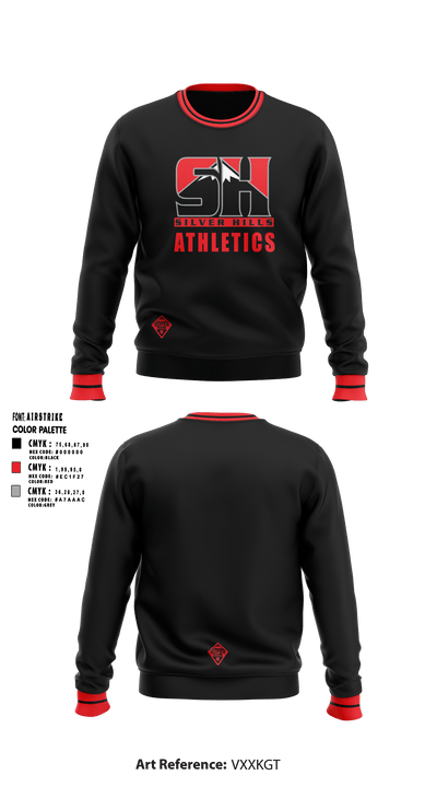 Silver Hills MS 4850987 Crew Neck Sweatshirt - 1