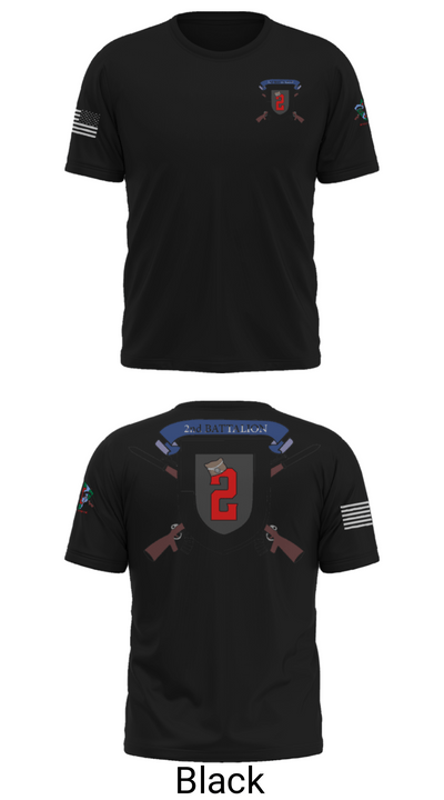 2nd Battalion 43692183 Short Sleeve Performance Shirt - 36