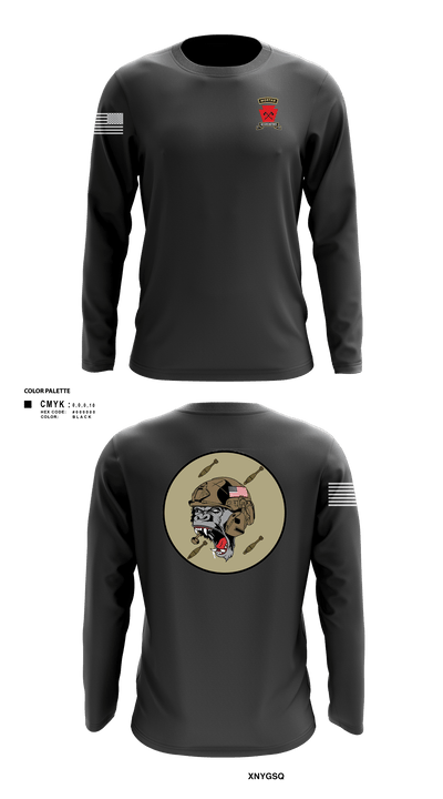 A co 1-111th MTRAco 1-111th secfor 26683697 Long Sleeve Performance Shirt - 3