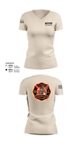 MTFPD Water Rescue Teams 62483869 Women's Short Sleeve V-neck Shirt - 1
