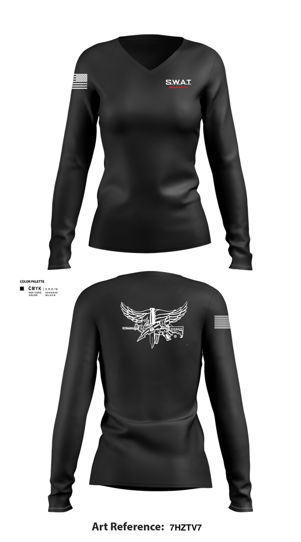 Women's Long Sleeve Vneck Shirt, MONTVILLE SERT, Police, Teamtime, Team time, sublimation, custom sports apparel, team uniforms, spirit wear, spiritwear, sports uniforms, custom shirts, team store, custom team store, fundraiser sports, apparel fundraiser