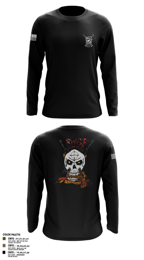 Long Sleeve Performance Shirt, Range Company, Marines, Teamtime, Team time, sublimation, custom sports apparel, team uniforms, spirit wear, spiritwear, sports uniforms, custom shirts, team store, custom team store, fundraiser sports, apparel fundraiser
