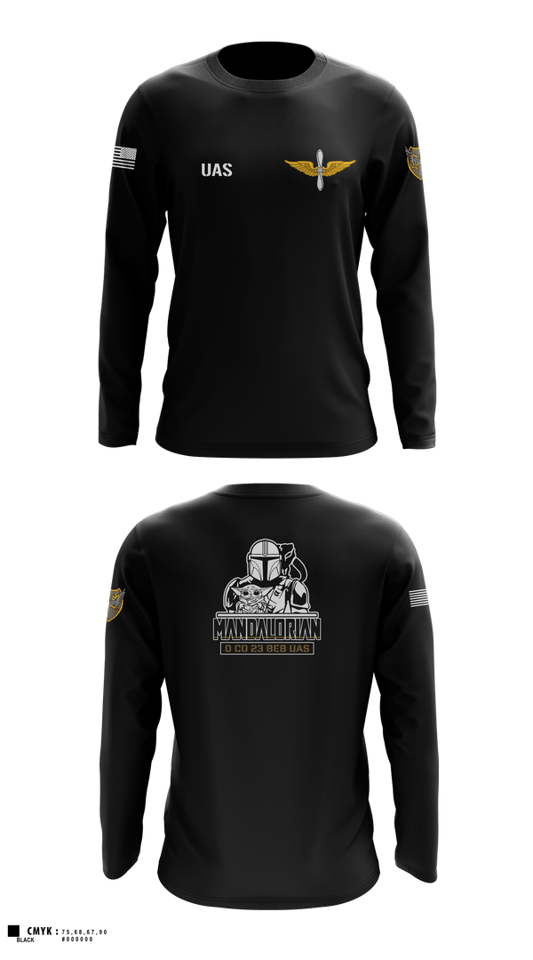 Long Sleeve Performance Shirt, 23rd BEB UAS, Army, Teamtime, Team time, sublimation, custom sports apparel, team uniforms, spirit wear, spiritwear, sports uniforms, custom shirts, team store, custom team store, fundraiser sports, apparel fundraiser