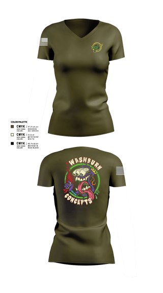 Women's Short Sleeve Vneck Shirt, Washburn ConceptsWashburn Concepts, , Teamtime, Team time, sublimation, custom sports apparel, team uniforms, spirit wear, spiritwear, sports uniforms, custom shirts, team store, custom team store, fundraiser sports, apparel fundraiser