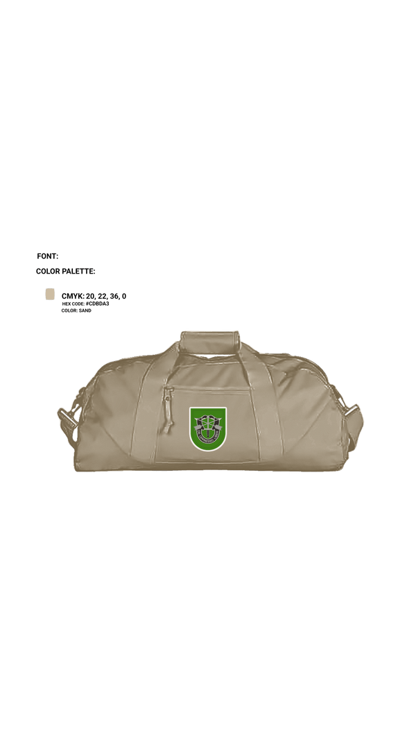 Duffle Bag, 10 SFG, Army, Teamtime, Team time, sublimation, custom sports apparel, team uniforms, spirit wear, spiritwear, sports uniforms, custom shirts, team store, custom team store, fundraiser sports, apparel fundraiser